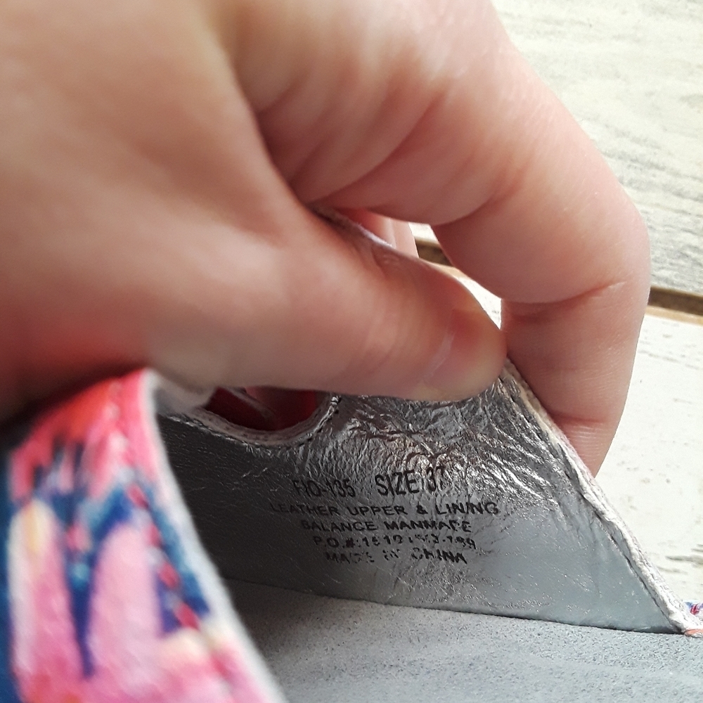 Alegria| Kacee Three Strap Sandal Leather Floral Comfort Shoe - Picture 3 of 5